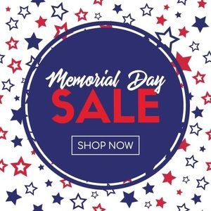 Memorial Day Sale now happening!🇺🇸